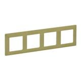 VALIF:RAMKA X4 LIMONKOWY, Legrand