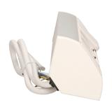 Gniazdo meblowe 2x2P+Z z wyłącznikiem, biało-srebrne OR-GM-9002/W-G ORNO