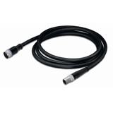 przewód do czujników/el.wykonawczych gniazdo proste/wtyczka prosta M12 1m