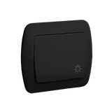 SIMON AKORD WMAL-480XXX-Y012 Przycisk światło 10AX, 250V~, zaciski śrubowe; czarny