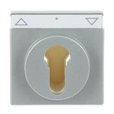 FUTURE Pokrywa z polem opisowym. Z nadrukiem Do wyłącznika na klucz i wyłącznika/przycisku żaluzjowe