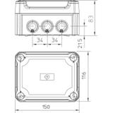 T 100 HD TR, Puszka odgałęźna