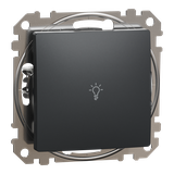 Sedna Design & Elements, przycisk światło, czarny antracyt