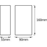 ENDURA STYLE UPDOWN 12W AL LEDV Oprawa zewnętrzna
