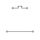 złączka dwupiętrowa L/rozłączalna 2,5 mm2 niebieska/szara