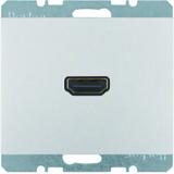 BERKER K.5 Gniazdo HDMI aluminium 3315427003 HAGER
