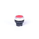 Ex9P1 F r Główka z przyciskiem płaskim z samopowrotem bez nadruku czerwona 105615