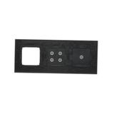 Simon 54 Touch Panel dotykowy S54 Touch 3 moduły 1 pole dotykowe + 4 pola dotykowe + 1 otwór na osprzęt S54 księżycowa lawa DSTR3140/74 KONTAKT
