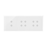 Simon 54 Touch Panel dotykowy S54 Touch 3 moduły 2 pola dotykowe pionowe + 4 pola dotykowe +  4 pola dotykowe biała perła DSTR3344/70 KONTAKT