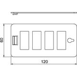 CP45-TP 4SI Wspornik montażowy Snap-In