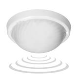 7070T/MAT-ALFA/MS/PL oprawa oświetleniowa z mikrofalowym czujnikiem ruchu 75W E27 IP44 IK10 po A2210