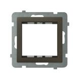 SONATA Adapter podtynkowy systemu 45 do serii Sonata kolor czekoladowy metalik AP45-1R/m/40 OSPEL