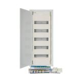 KLV-60UPS-F Rozdzielnica modułowa podtynkowa płaska 5x12+2 kl.II IP30 zawiera listwy N/PE 302414 EATON