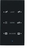 BERKER KNX TS Sensor dotykowy potrójny konfigurowalny szkło czarne 75143935 HAGER