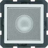 BERKER Q.x Głośnik biały aksamit 28826089 HAGER