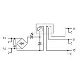 Moduł przekaźnikowy AC 230V szary 857-368/006-000 WAGO
