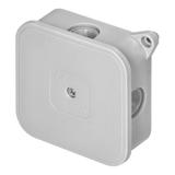Puszka n/t ECO IP44 400V 4 dławnice gumowe 85x85x35mm szary 60 szt. OR-JB-13806/G/60 ORNO