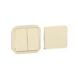 NOWE PLEXO - ŁĄCZNIK TYP TRANSFORMER MECHANIZM 10 AX - 250 V PIASKOWY 069809L LEGRAND