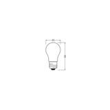 Lampa LED BASE Classic P40 4W/827 230V szkło matowe E27 FS3 OSRAM