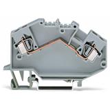 topJob złączka 2-przewodowa 4 mm2 szara