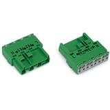 WINSTA wtyk 4-torowy zielony kodowanie Q