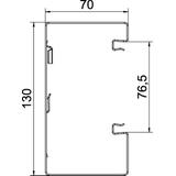GS-A70130RW, Kanał podparapetowy 70X130 CZ.B.