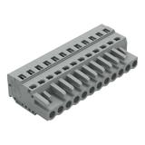 Gniazdo MCS‑MIDI Classic 12‑biegunowe szare raster 5mm 231‑112/026‑000 /25szt./ WAGO