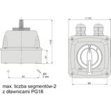 Łuk 40-13/5 Włącz-wyłącz  0-I na kłódkę IP-44