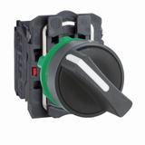 Harmony XB5 Przełącznik 2 pozycyjny czarny plastikowy XB5AD25