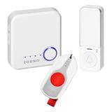 Bezprzewodowy dzwonek do drzwi sieciowy 230V przycisk SOS Wifi Tuya biały ORNO