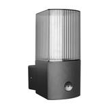 PEONIA oprawa ogrodowa hermetyczna z czujnikiem PIR E27 max. 15W IP54 czarna