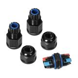 Konektor kablowy prosty z szybkozłączką IP68 MINI 2x1,5mm2, 400V/16A,