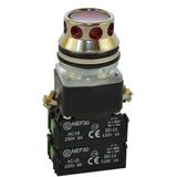 Przycisk NEF30-KL3XY/24V czerwony W0-NEF30-KL 3XY C PROMET