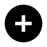 M22-XDH-S-X4 Soczewka do przycisku wystającego 22mm płaska czarna z opisem /X/ 218215 EATON