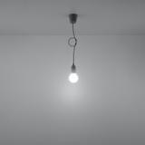 Sollux Lampa wisząca DIEGO 1 szara SL.0575