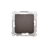 Simon 54 Łącznik dwubiegunowy 10A szybkozłączka brąz mat