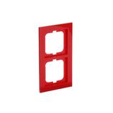 AXCENT Ramka 2-krotna  czerwony