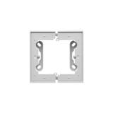 Simon 55 Puszka natynkowa pojedyncza składana do ramek LINE/DUO – Wysokość: 40 mm (1 szt TSC/. = 2 elementy) Jasnoszary mat TSC/114 KONTAKT