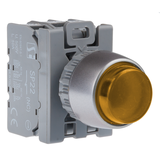 PRZYCISK WYSTAJ PODŚW  ŻÓŁTY    1ZW  AC(24V-230V),DC(24V-110V)