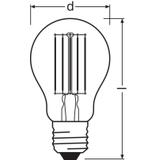 Lampa LED COMFORT/SUPERIOR DIM Classic A100 Filament szkło przezroczyste 11W/940 E27
