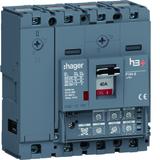 MCCB Wyłącznik mocy h3+ P160 4P 40A 70kA LSI HES041JC HAGER