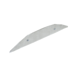 Simon Connect Końcówka do kanału DCS 240x34mm aluminium