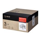 MALTA SP 4, oprawa ścienno-sufitowa, GU10 max. 4x12W, IP20, biała, kwadratowa podstawa AD-OP-6486WGU10 ORNO