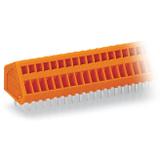 Listwa zaciskowa do płytek drukowanych 48‑biegunowa pomarańczowa raster 2,54mm 233‑448 /10szt./ WAGO