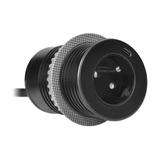 Gniazdo meblowe O6cm wpuszane w blat z ładowarką USB z gniazdem typu C i przejściówką USB C-A oraz z OR-GM-9018 ORNO