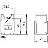177VA-VK8, UCHWYTY PRZEW.ZATRZASK.M8 R8