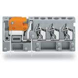 złączka do płytek drukowanych rozłączalna szara raster 5 mm