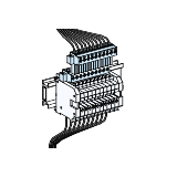 Rozdzielnice PrismaSet, listwa zaciskowa 10 wejść 20 wyjść