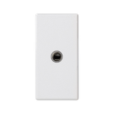 Simon Connect Płytka K45/2 gniazda mini-jack 225x45mm+wkład z. śrub. czysta biel