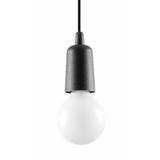Sollux Lampa wisząca DIEGO 1 czarna SL.0572